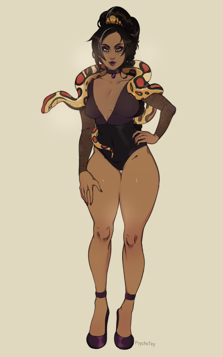 Jez and her pet
