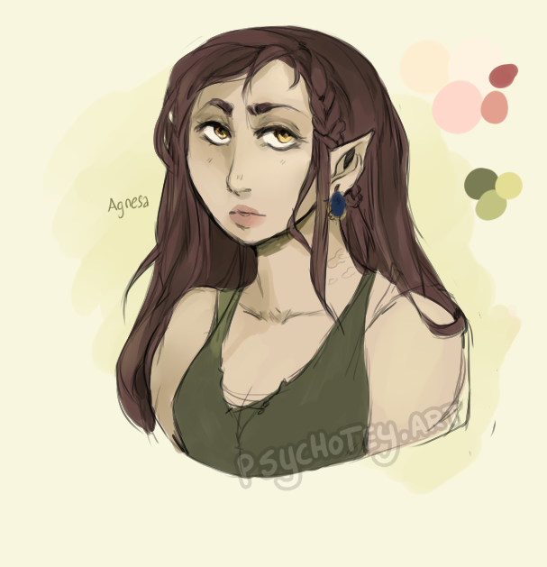 Agnesa portrait